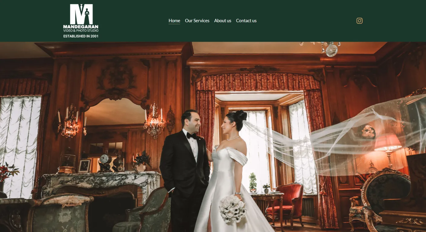 Photography & Videography Web Design Richmond Hill | Mandegaran Studio