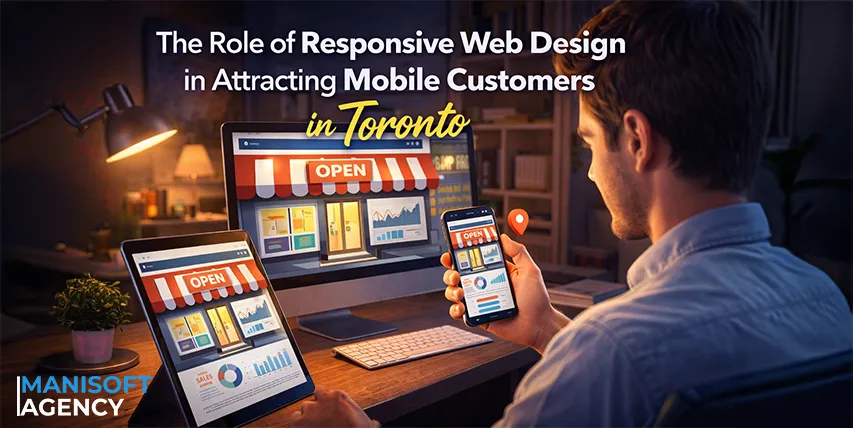 نقش طراحی وب‌سایت واکنش‌گرا در جذب مشتریان موبایلی در تورنتو