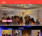 طراحی سایت سالن ایونت و مراسمات در نیومارکت | Aura Event Hall