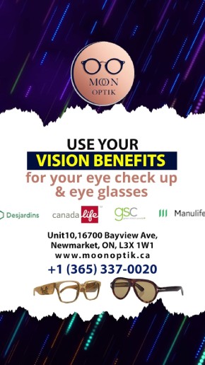 مـوشن‌گرافیک تبلیغاتی خدمات اپتومتری و عینک‌سازی Moon Optik در نیومارکت